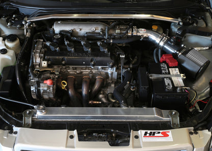 HPS Performance Air Intake Kit, Polished, 2002-2006 Nissan Altima 2.5L 4Cyl, 827-570P
