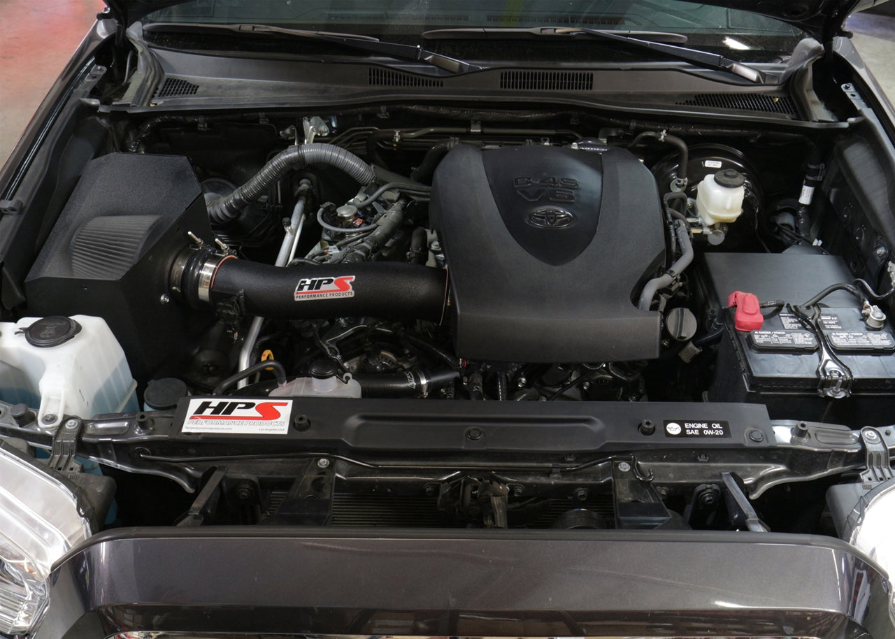 HPS Performance Air Intake Kit, Black, 2016-2022 Toyota Tacoma 3.5L V6, 827-595WB