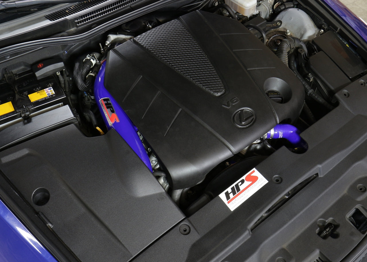 HPS Performance Air Intake Kit, Blue, 2006-2013 Lexus IS350 3.5L V6, 827-597BL