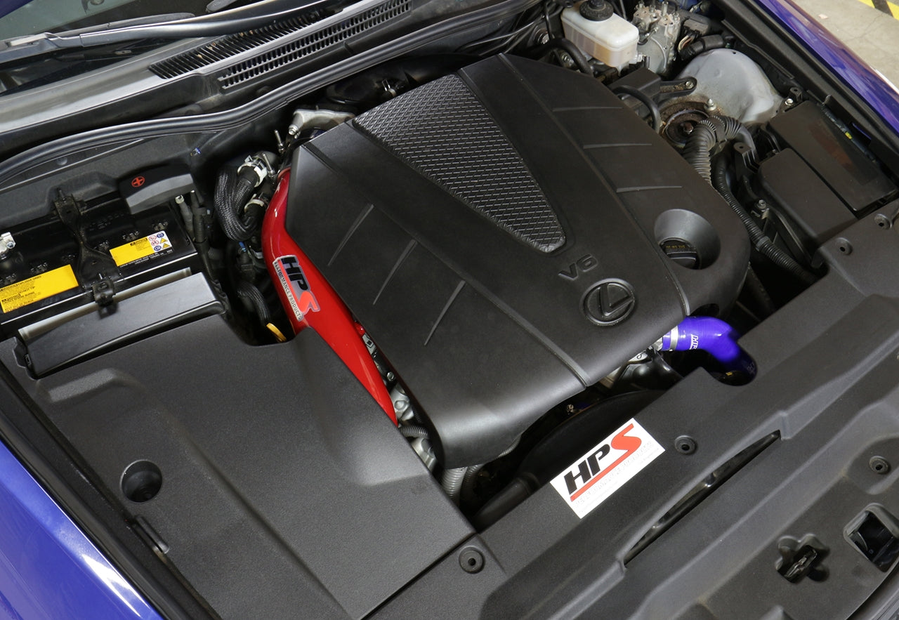 HPS Performance Air Intake Kit, Red, 2006-2013 Lexus IS250 2.5L V6, 827-597R