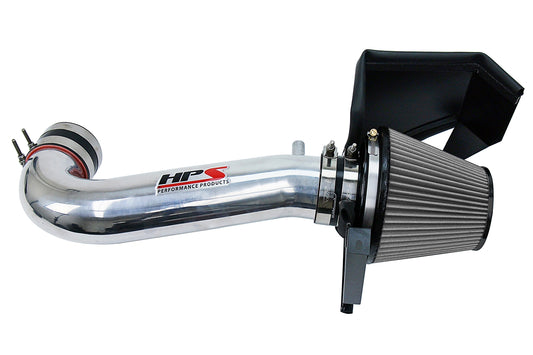 HPS Performance Air Intake Kit, Polished, 2011-2017 Dodge Challenger 5.7L V8 except Shaker Hood, 827-600P