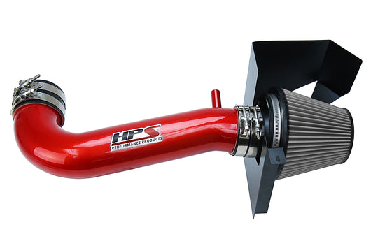 HPS Performance Air Intake Kit, Red, 2011-2017 Dodge Charger 5.7L V8 except Shaker Hood, 827-600R