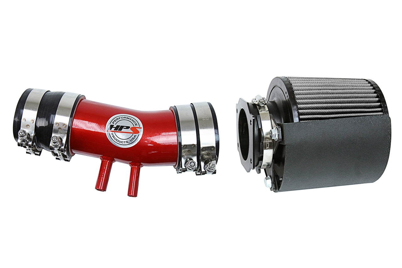 HPS Performance Air Intake Kit, Red, 1999-2004 Nissan Frontier 3.3L V6 Non Supercharged, 827-604R