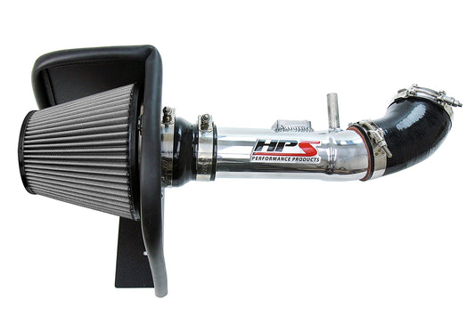 HPS Performance Air Intake Kit, Polished, 2004-2009 Mazda B4000 4.0L V6, 827-611P