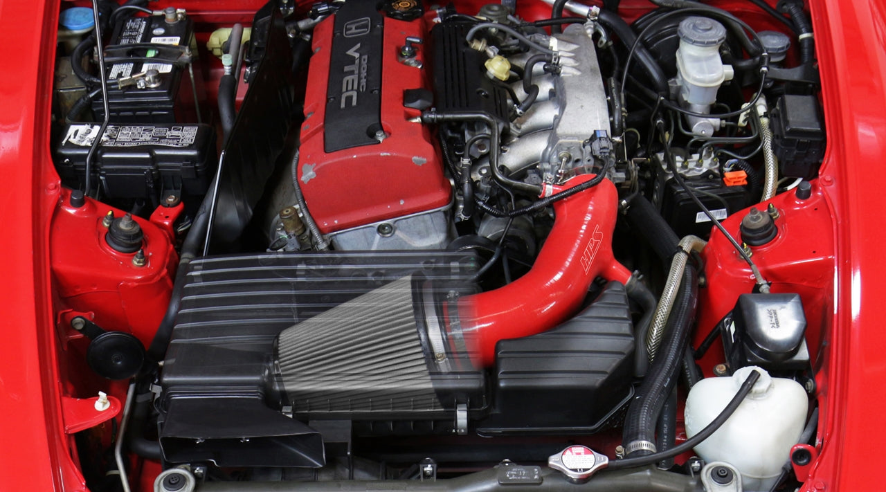 HPS Performance Air Intake Kit, Black, 2004-2005 Honda S2000 AP2 2.2L Throttle Cable, 827-620WB