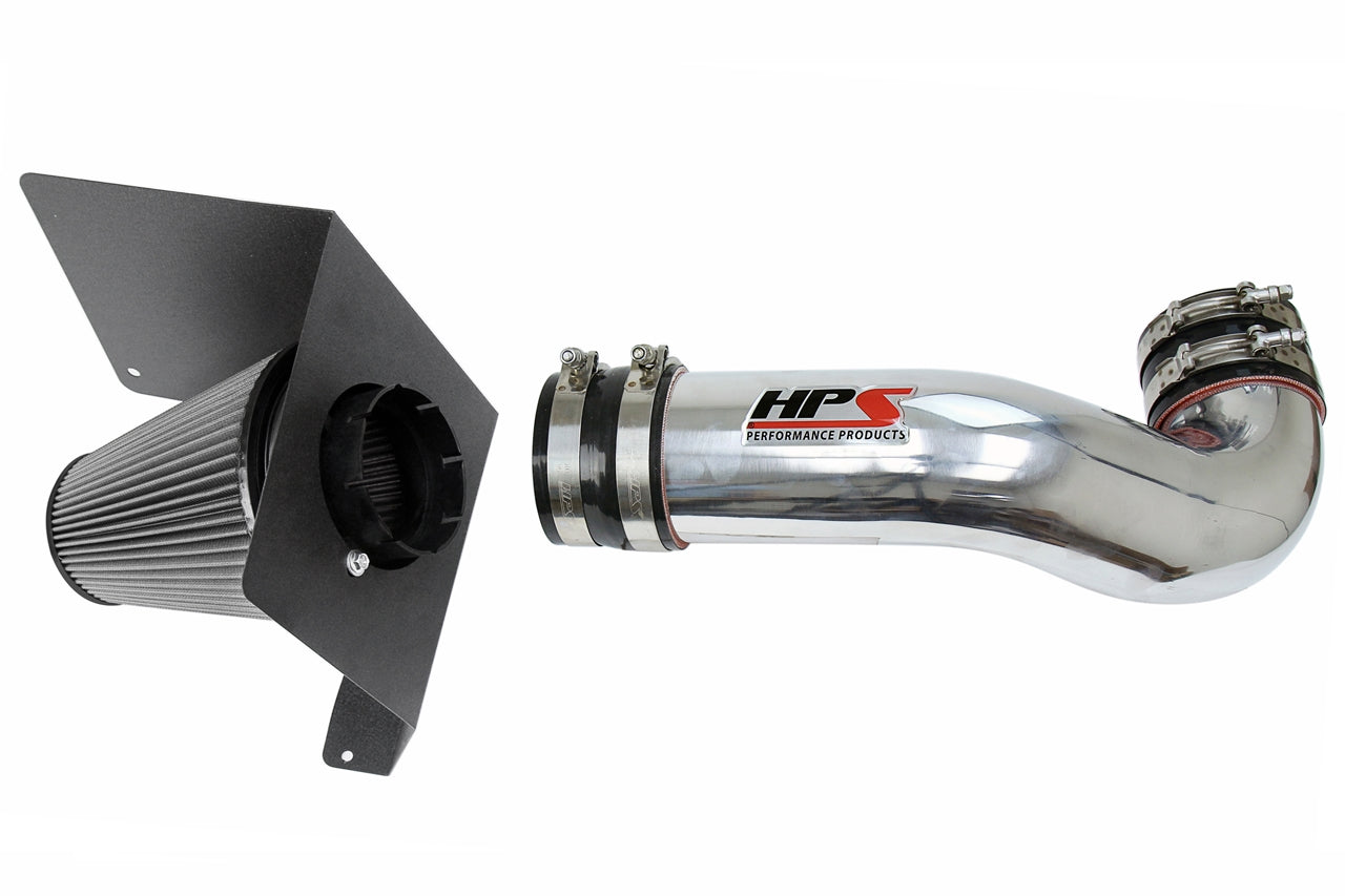 HPS Performance Air Intake Kit, Polished, 2007-2008 Chevy Avalanche 5.3L 6.0L V8, 827-622P