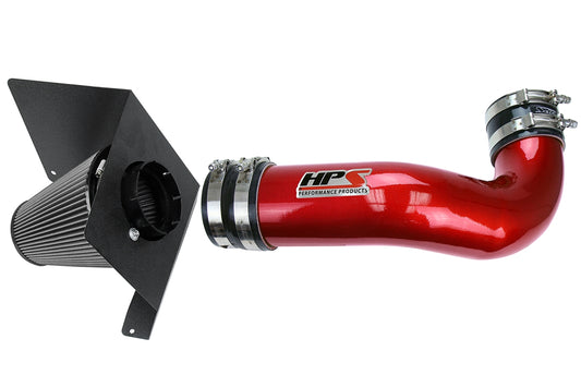 HPS Performance Air Intake Kit, Red, 2007-2009 Chevy Cheyenne 2500 5.3L V8, 827-622R