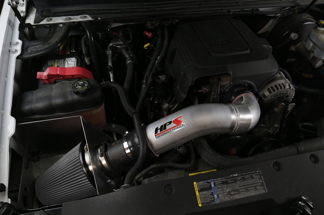 HPS Performance Air Intake Kit, Red, 2007-2008 Chevy Suburban 1500 5.3L 6.0L V8, 827-622R
