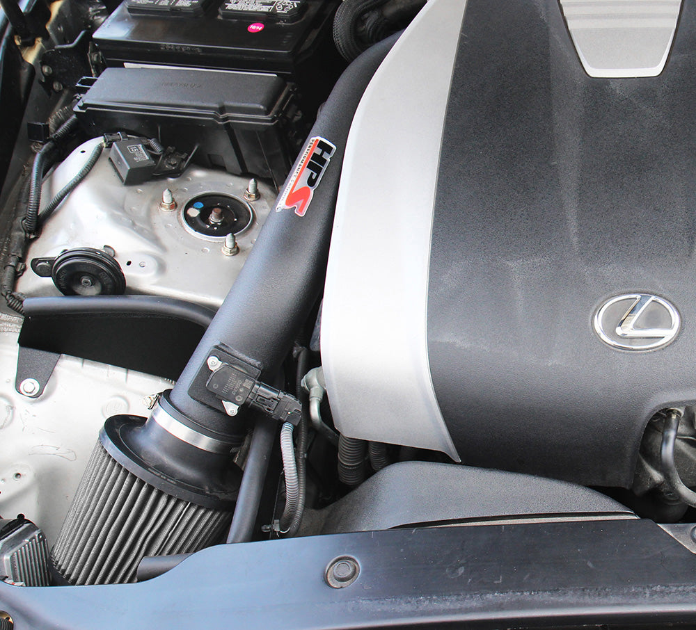 HPS Performance Air Intake Kit, Black, 2014-2020 Lexus IS350 3.5L V6 (Except Convertible), 827-623WB