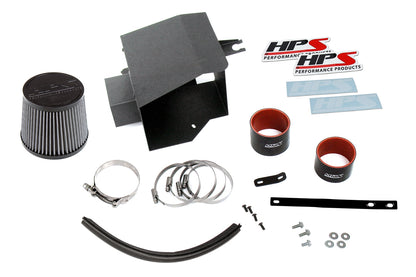 HPS Performance Air Intake Kit, Polished, 2011-2013 BMW 335i 3.0L Turbo N55, 827-628P
