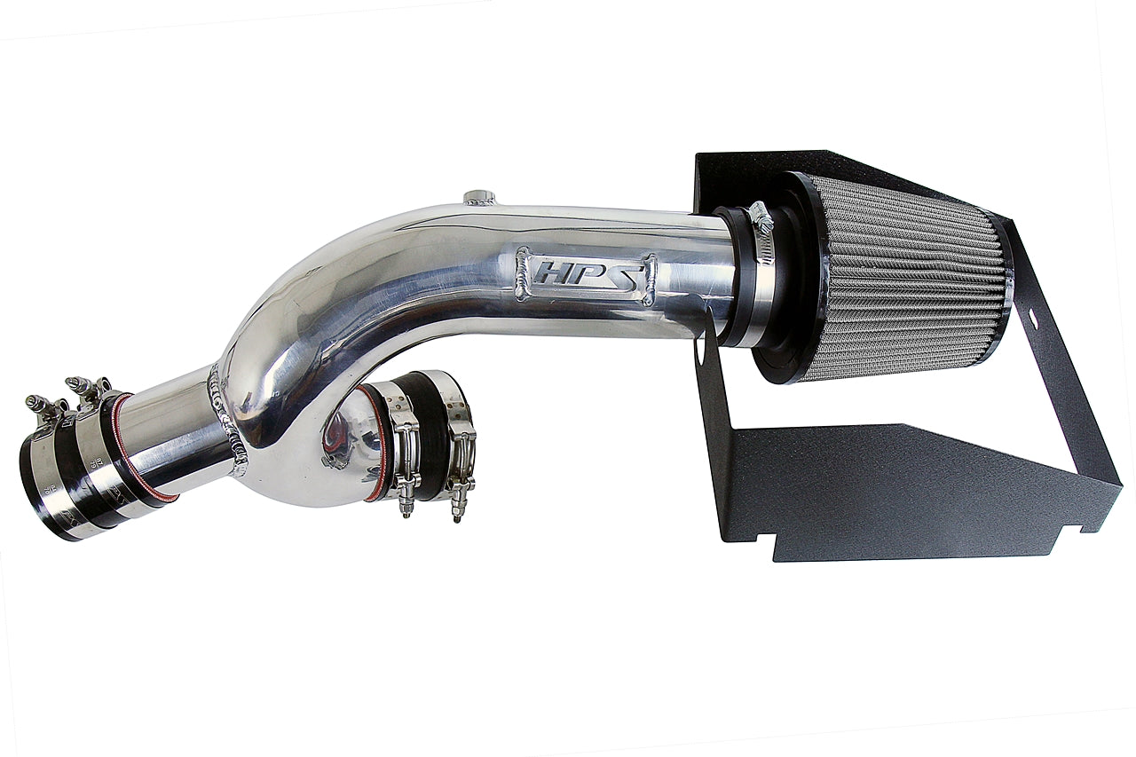 HPS Performance Air Intake Kit, Polished, 2015-2016 Ford F150 3.5L Ecoboost Turbo, 827-634P