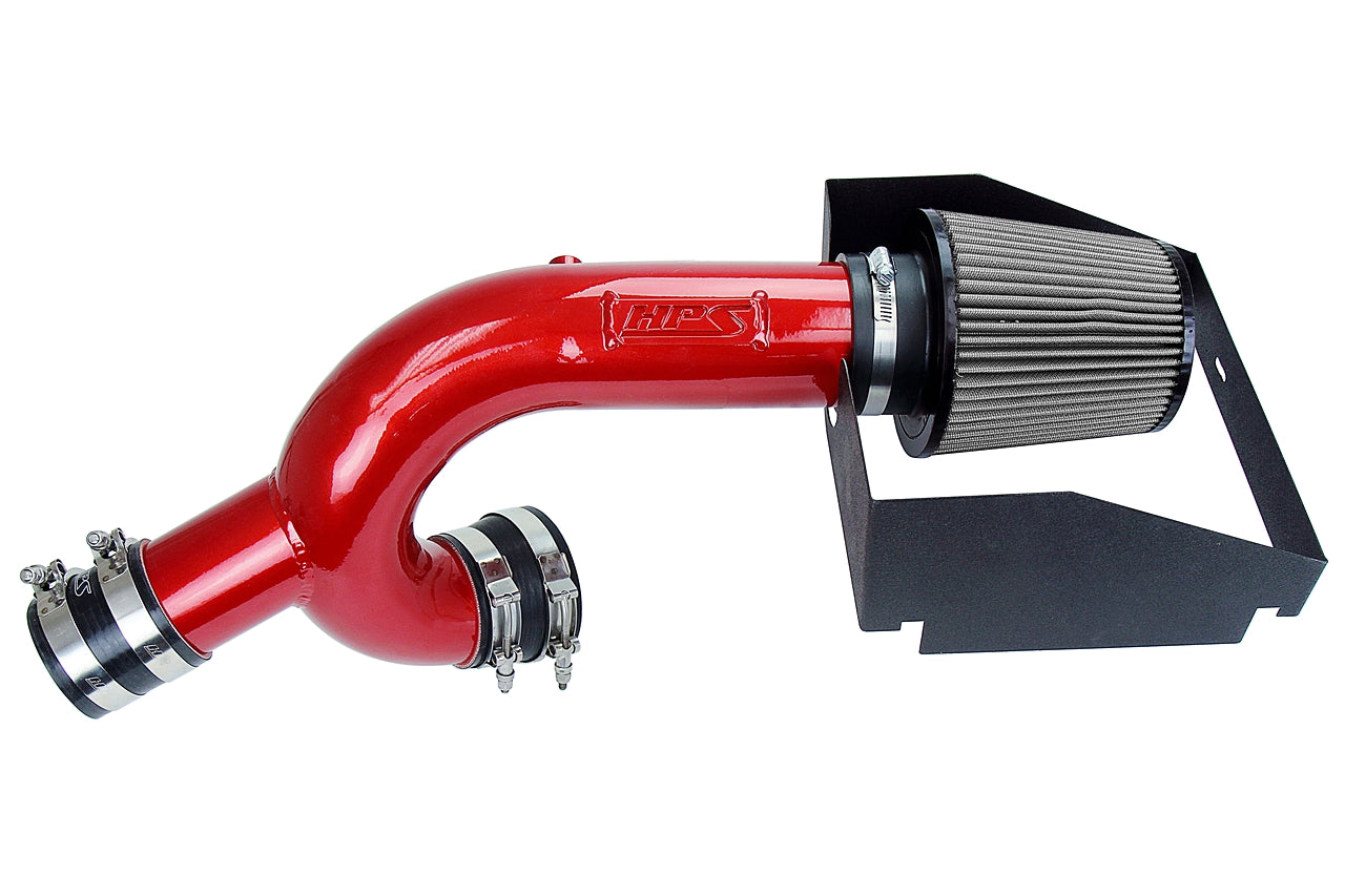 HPS Performance Air Intake Kit, Red, 2015-2020 Ford F150 2.7L Ecoboost Turbo, 827-634R