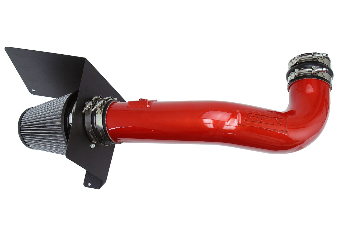HPS Performance Air Intake Kit, Red, 2009-2014 Chevy Tahoe 4.8L 5.3L 6.2L V8 (Excludes Hybrid), 827-667R