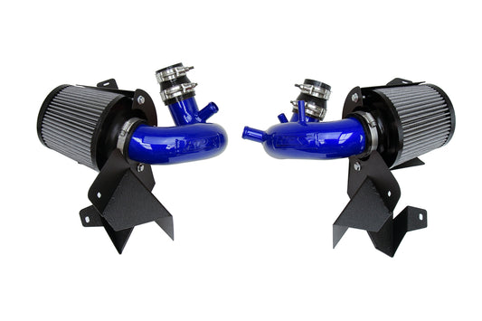 HPS Performance Air Intake Kit, Blue, 2018-2022 Kia Stinger 3.3L V6 Twin Turbo, 827-672BL