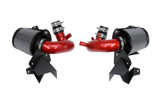 HPS Performance Air Intake Kit, Red, 2018-2022 Kia Stinger 3.3L V6 Twin Turbo, 827-672R