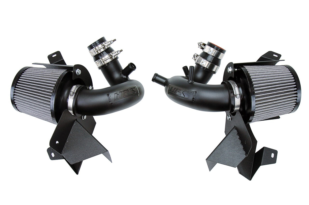 HPS Performance Air Intake Kit, Black, 2018-2022 Kia Stinger 3.3L V6 Twin Turbo, 827-672WB