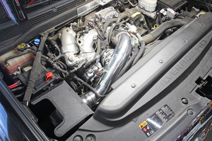 HPS Performance Air Intake Kit, Blue, Chevy 2017-2019 Silverado 3500 HD 6.6L V8 Duramax Diesel Turbo L5P, 827-674BL