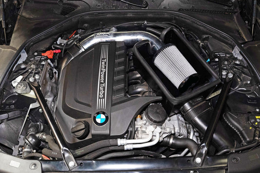 HPS Performance Air Intake Kit, Blue, 2012-2019 BMW 640i 3.0L Turbo N55, 827-698BL