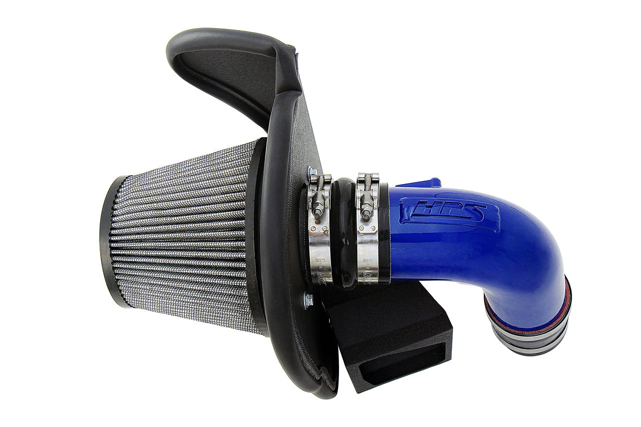 HPS Performance Air Intake Kit, Blue, 2019-2022 BMW X5 3.0L Turbo B58 G05, 827-702BL
