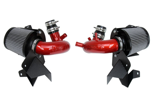 HPS Performance Air Intake Kit, Red, 2019-2023 Hyundai Genesis G70 3.3L V6 Twin Turbo, 827-703R