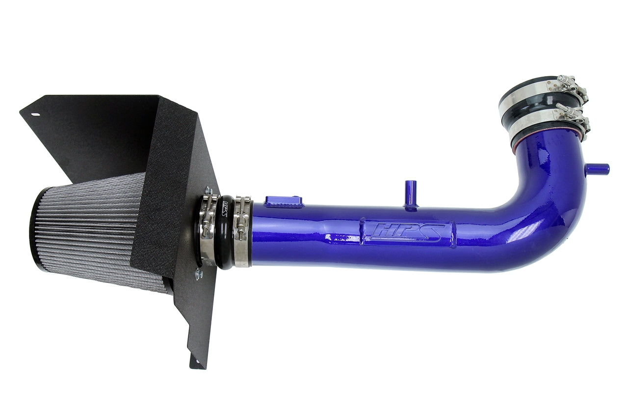 HPS Performance Air Intake Kit, Blue, 2015-2020 Cadillac Escalade 6.2L V8, 827-707BL