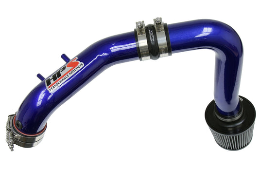 HPS Cold Air Intake Kit, Blue, 2004-2008 Acura TSX 2.4L, Converts to Shortram, 837-122BL
