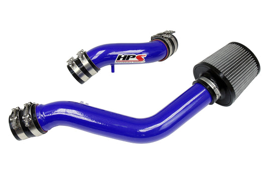 HPS Cold Air Intake Kit, Blue, 2004-2008 Hyundai Tiburon 2.0L with MAF Sensor, 837-142BL