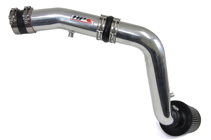 HPS Cold Air Intake Kit, Polished, 2007-2008 Acura TL Type-S 3.5L V6, Converts to Shortram, 837-275P