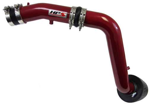 HPS Cold Air Intake Kit, Red, 2007-2008 Acura TL Type-S 3.5L V6, Converts to Shortram, 837-275R