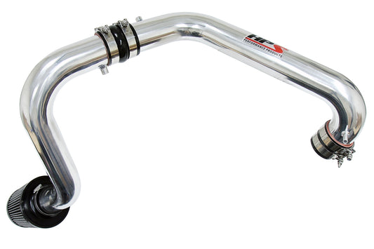 HPS Cold Air Intake Kit, Polished, 1996-2000 Honda Civic CX DX LX, Converts to Shortram, 837-408P