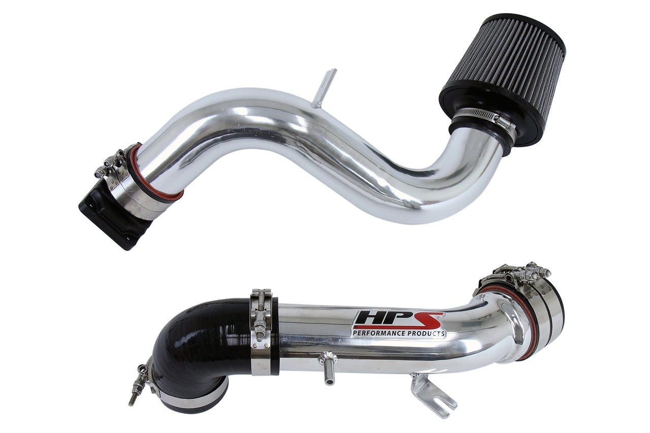 HPS Cold Air Intake Kit, Polished, 2001-2003 Dodge Stratus R/T V6 3.0L, Converts to Shortram, 837-423P