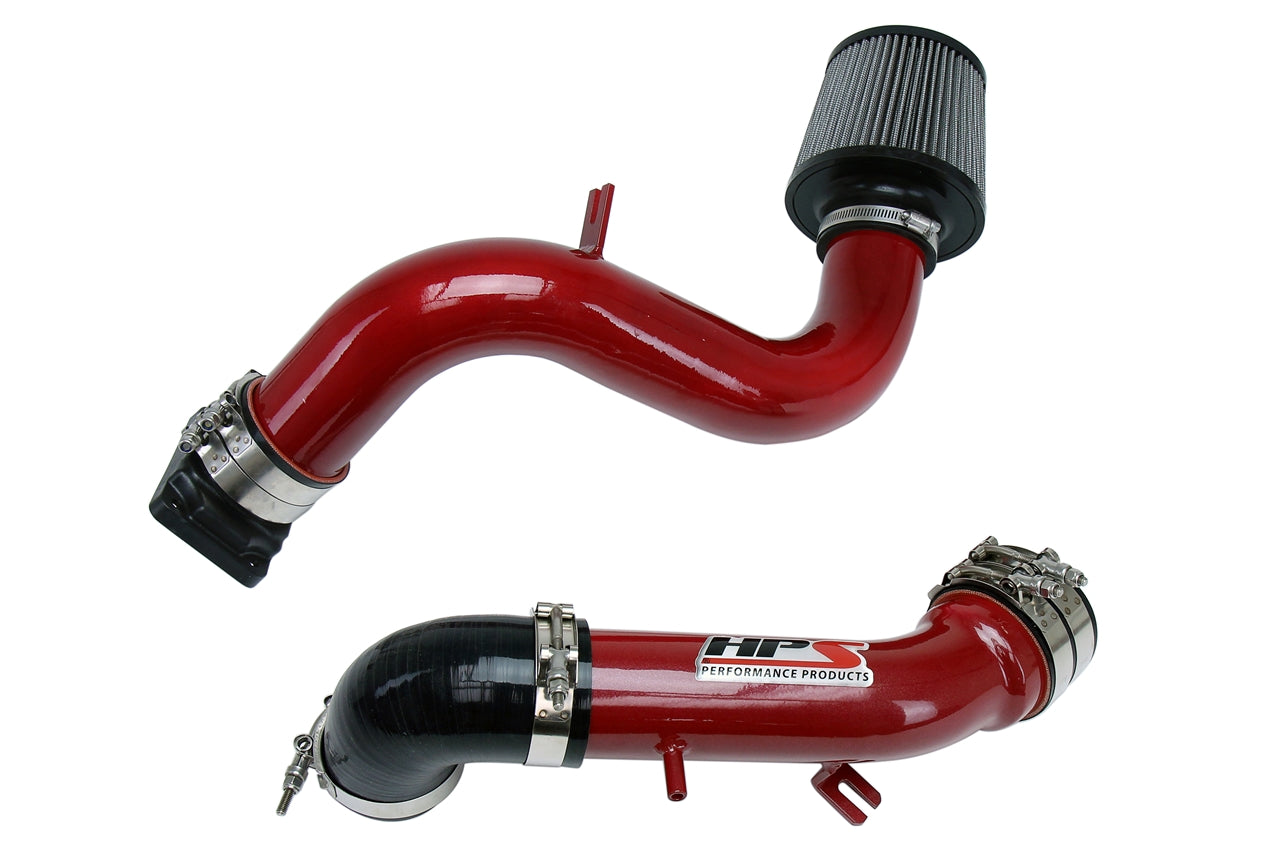 HPS Cold Air Intake Kit, Red, 2001-2003 Chrysler Sebring LXi 3.0L V6, Converts to Shortram, 837-423R