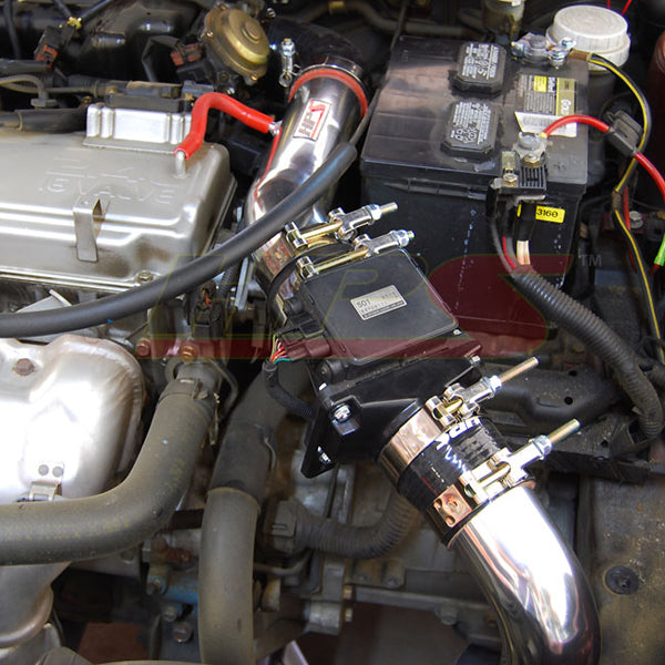 HPS Cold Air Intake Kit, Polished, 2001-2003 Dodge Stratus R/T V6 3.0L, Converts to Shortram, 837-423P