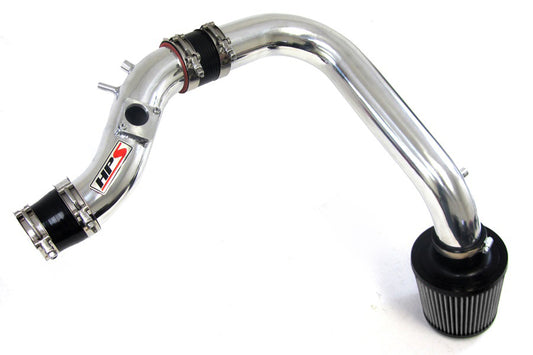 HPS Cold Air Intake Kit, Polished, 2003-2004 Toyota Matrix XR 1.8L, Converts to Shortram, 837-513P