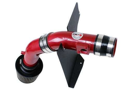 HPS Cold Air Intake Kit, Red, 2008-2014 Subaru WRX 2.5L Turbo, Converts to Shortram, 837-566R