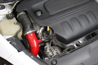 HPS Cold Air Intake Kit, Red, 2013-2016 Dodge Dart 2.4L Non Turbo, 837-571R