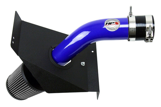 HPS Cold Air Intake Kit, Blue, 2015-2020 Subaru WRX STI 2.5L Turbo, 837-573BL
