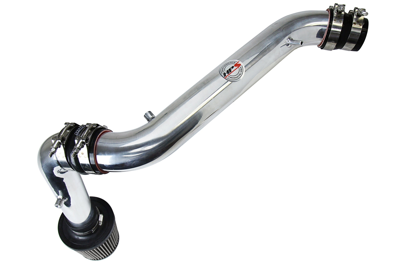 HPS Cold Air Intake Kit, Polished, 1998-2002 Honda Accord 2.3L DX EX LX VP SE, Converts to Shortram, 837-579P