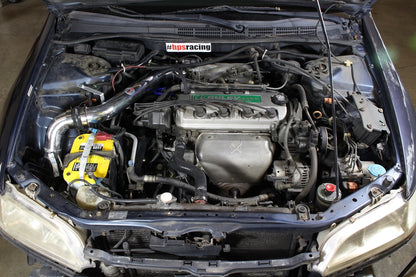 HPS Cold Air Intake Kit, Polished, 1998-2002 Honda Accord 2.3L DX EX LX VP SE, Converts to Shortram, 837-579P