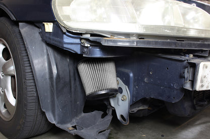 HPS Cold Air Intake Kit, Polished, 1998-2002 Honda Accord 2.3L DX EX LX VP SE, Converts to Shortram, 837-579P