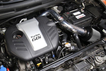 HPS Cold Air Intake Kit, Black, 2013-2017 Hyundai Veloster 1.6L Turbo, Converts to Shortram, 837-605WB