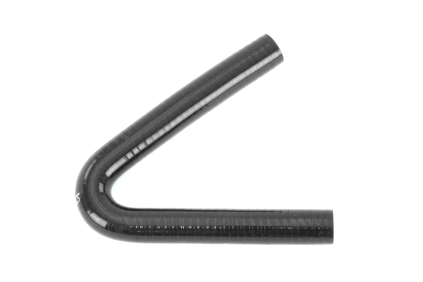 HPS 1-1/2" Silicone 135 Degree Elbow Coupler Hose, High Temp 4-ply Reinforced (38mm ID), Black