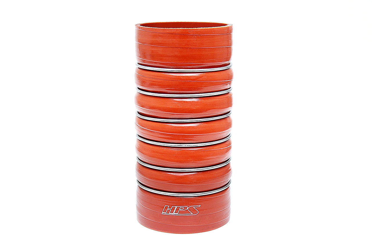 HPS 3", Silicone Charge Air Cooler CAC Hose, 12" Long, Ultra High Temp 4-ply Aramid Reinforced, Hot Side