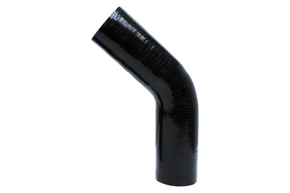 HPS 3-3/4" ID Silicone 45 Degree Elbow Coupler Hose, High Temp 4-ply Reinforced, Black