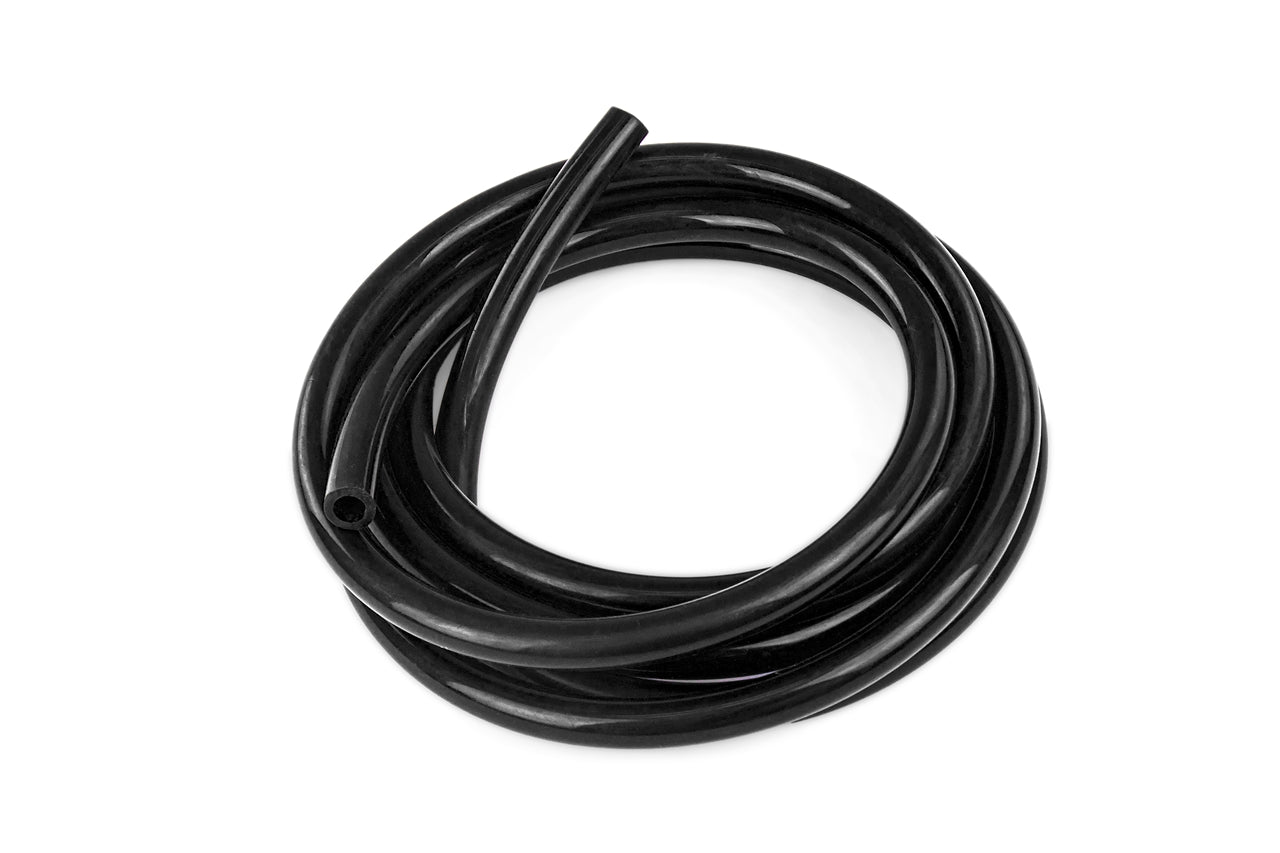 HPS 13/64" (5mm), Silicone Vacuum Hose Tubing, 10 feet roll, Black