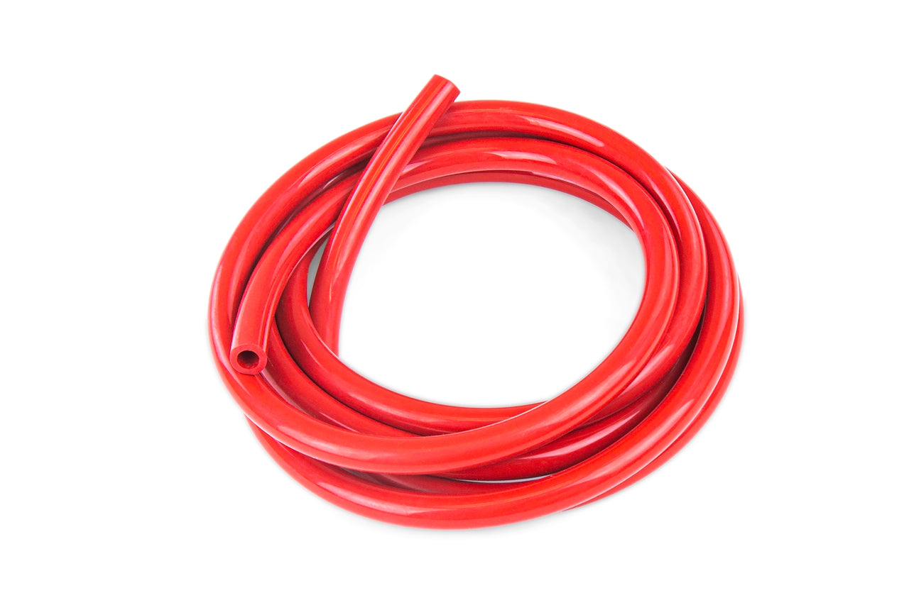 HPS 3.5mm, 1.5mm thin wall, Silicone Vacuum Hose Tubing, 10 feet roll, Red