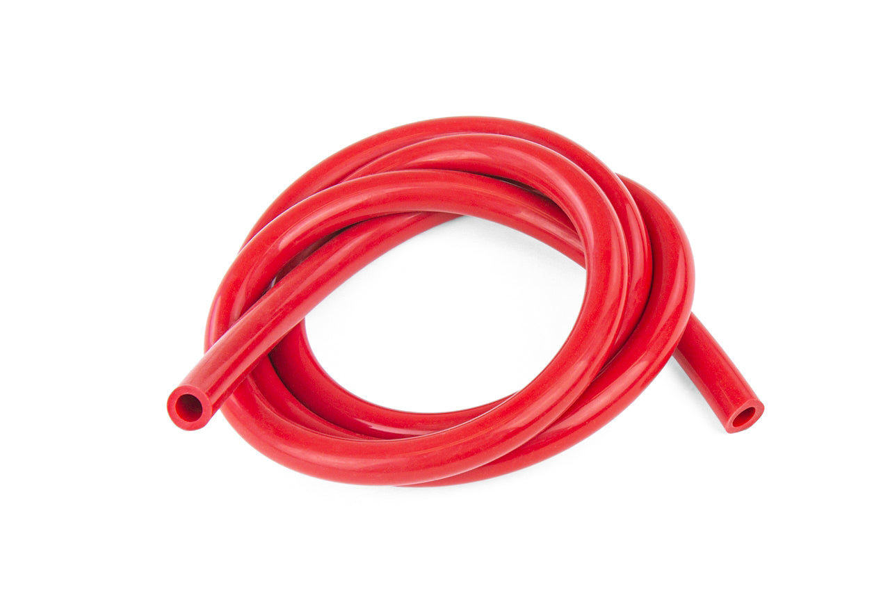 HPS 1/4" (6mm), Silicone Vacuum Hose Tubing, 5 feet roll, Red