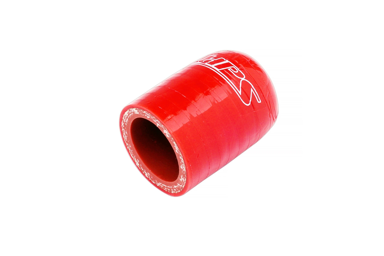 HPS 1" (25mm) Silicone Coolant Cap Bypass Heater, High Temp 3-ply Reinforced, Red